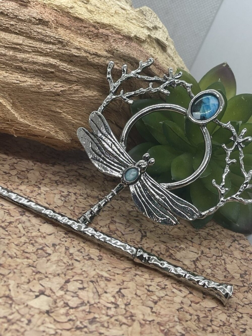 Dragonfly Festival Gem Hair pin Clip Women's Hair Accessories Renaissance fair